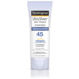 Neutrogena Ultra Sheer Dry-Touch Water Resistant and Non-Greasy Sunscreen Lotion with Broad Spectrum SPF 45