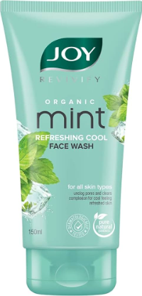Joy Revivify Organic Mint Refreshing Cool Face Wash
