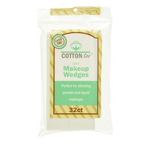 Cotton Too Latex Free Cotton Makeup Wedges