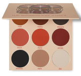 Juvia's Place Warrior II Eyeshadow Palette, 9 Sultry, Velvety, All Matte Shades in Reds, Rose, Brown, Black and Gray