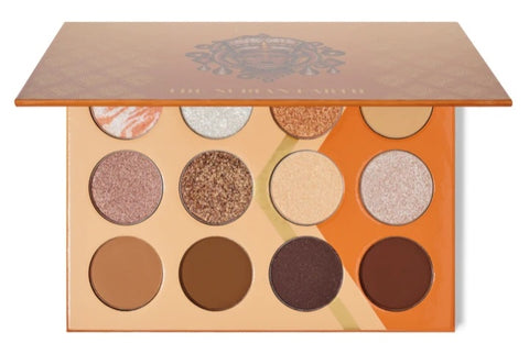 Juvia's Place Nubian Earth Eyeshadow Palette, 12 Luxurious Hues of Orange, Browns, Tans, White, Matte and Shimmers